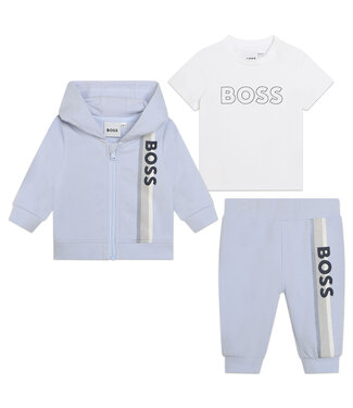 BOSS Boss Broek+Vest+T-Shirt Licht Blauw J50784_771