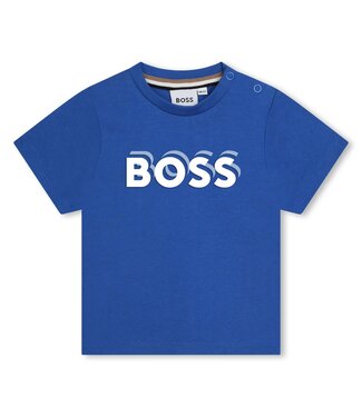 BOSS Boss T-Shirt Korte Mouwen Electrisch Blauw J50604_872