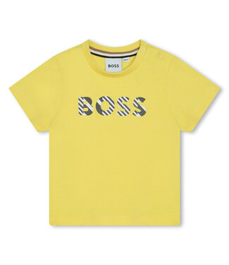 BOSS Boss T-Shirt Korte Mouwen Stro Geel J50609_508