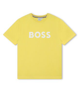 BOSS Boss T-Shirt Korte Mouwen Stro Geel J50718_508