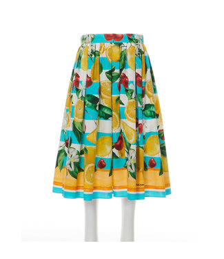 Dolce & Gabbana Dolce & Gabbana Skirt Limoni Ciliegie Italian Holiday