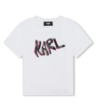 Karl Lagerfeld Karl Lagerfeld T-Shirt Wit Z30114_10P