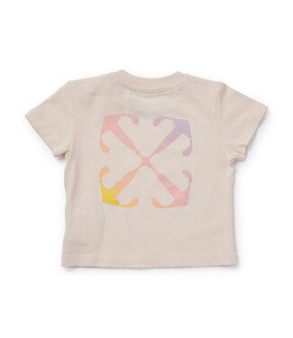 Off White Off White Arrow Rainbow Tee Pink Multicolor OGXB001S24JER0013084