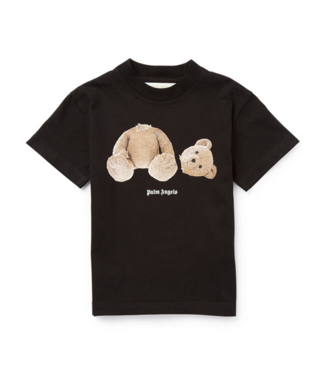 Palm Angels  Palm Angels Bear T-Shirt Black Brown PBAA003C99JER0051060