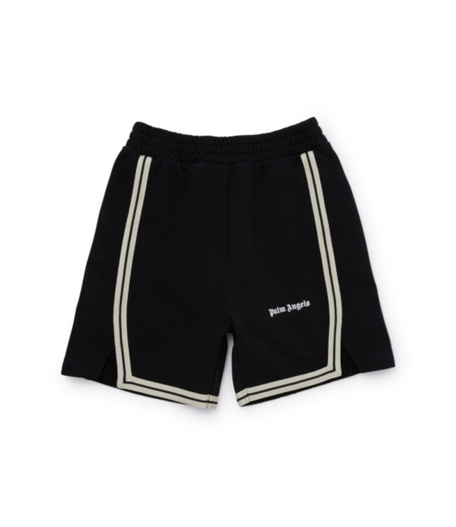 Palm Angels  Palm Angels Track Sweatshorts Black White PBCI007S24FLE0011001