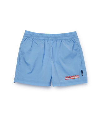 Palm Angels  Palm Angels Flames Beachwear Shorts Light Blue Re PBFD001S24FAB0024025