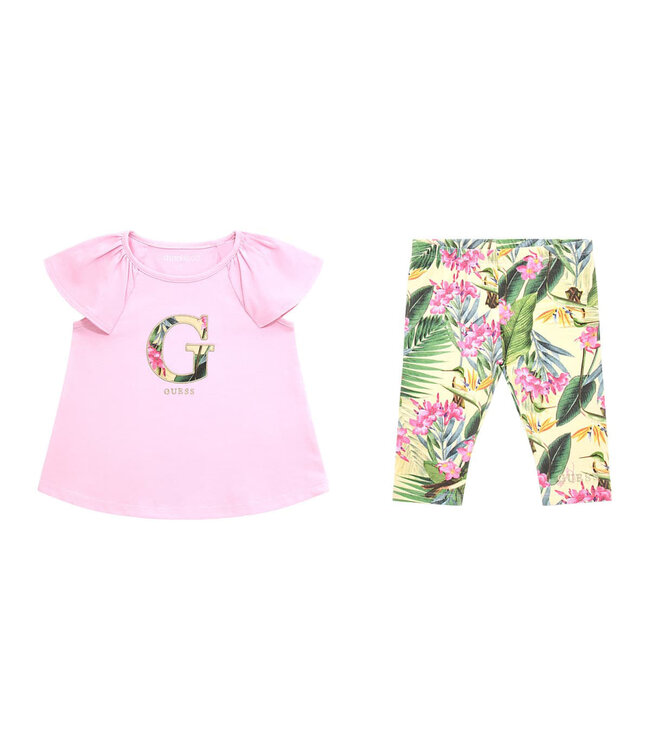 Guess Guess Set T-Shirt and Leggings Wild Tulip_K4GG02_K6YW3