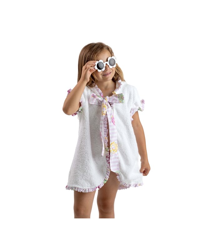 Meia Pata Meia Pata Beach Cover-Up Girl Donuts