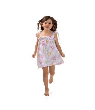 Meia Pata Meia Pata Girl Beach Dress Donuts