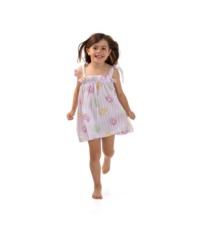 Meia Pata Meia Pata Girl Beach Dress Donuts