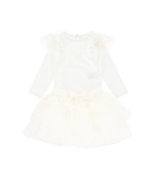 Angels Face Angels Face Kamma Lace Trim Baby Skirt Snowdrop