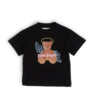 Palm Angels  Palm Angels Bear Angel T-Shirt Black Brown PGAA002S24JER0021060