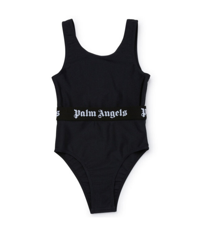 Palm Angels  Palm Angels Logo Band Swimsuit Black Black PGFC002C99JER0011010