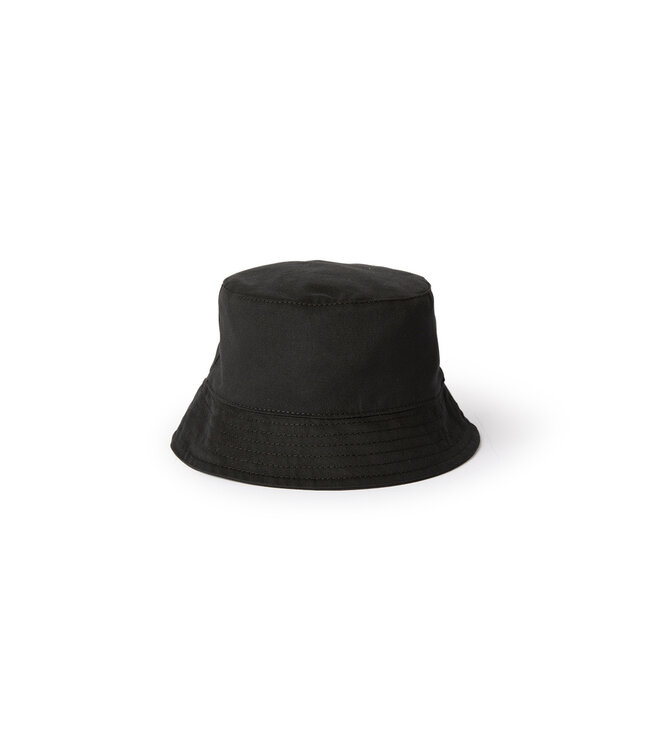 Palm Angels  Palm Angels Logo Bucket Hat Black White PGLA001C99FAB0011001