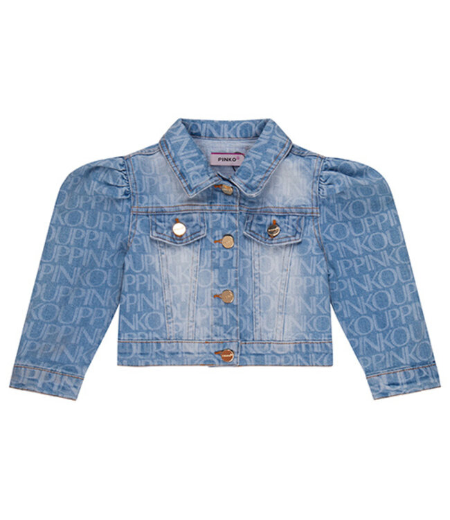 Pinko Pinko Stretch Denim Jacket Baby Blue Denim S4PIBGJK095_126