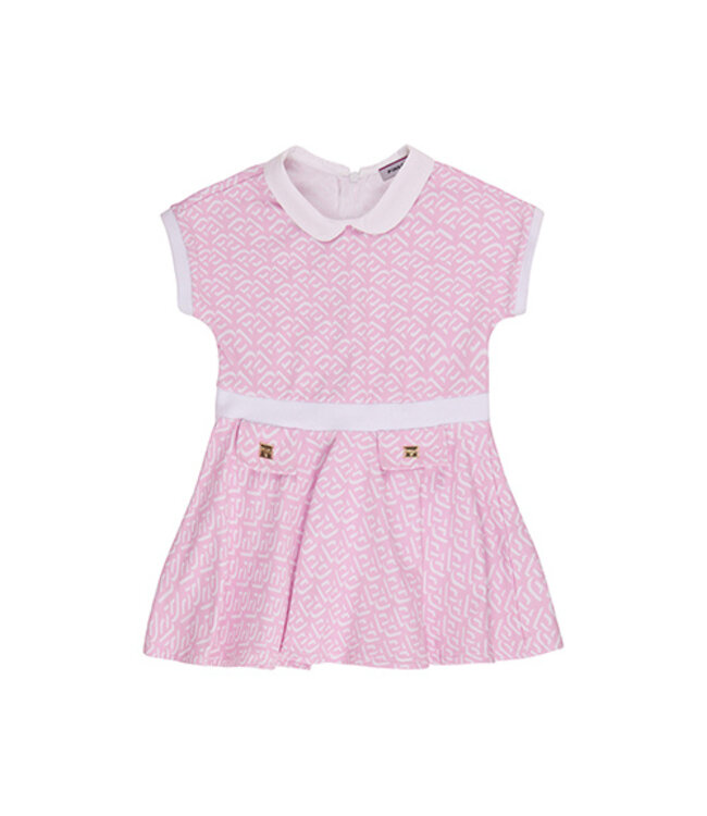 Pinko Pinko Stretch Fleece Dress Baby Pink S4PIBGDR120_042