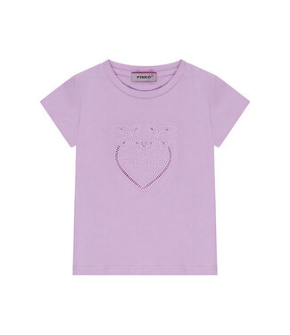 Pinko Pinko Stretch Jersey T-Shirt Baby Lilac S4PIBGTH104_071