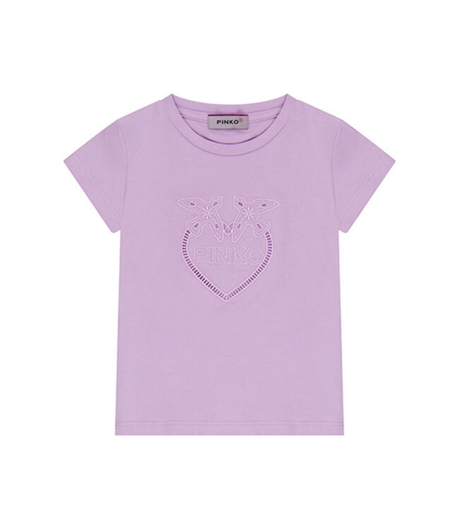 Pinko Pinko Stretch Jersey T-Shirt Baby Lilac S4PIBGTH104_071