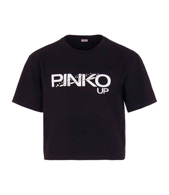 Pinko Pinko Stretch Jersey T-Shirt Girl White S4PIJGTH083_001