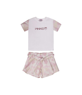 Pinko Pinko T-Shirt Popeline Shorts Baby Multicolor S4PIBGTR203_140