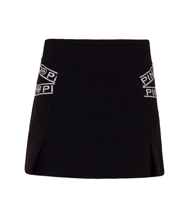 Pinko Pinko Technical Fabric Skirt Girl Black S4PIJGSK079_110