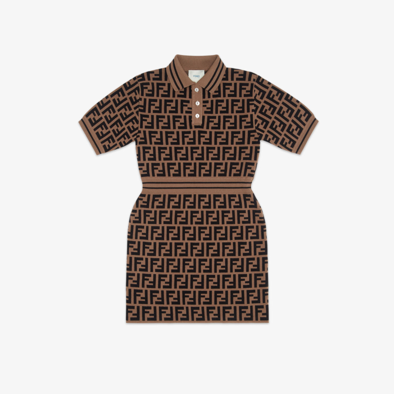 Fendi Abito FF Knit Zucca JFG161 AEYD F15B6 Lolly Pop Kindermode