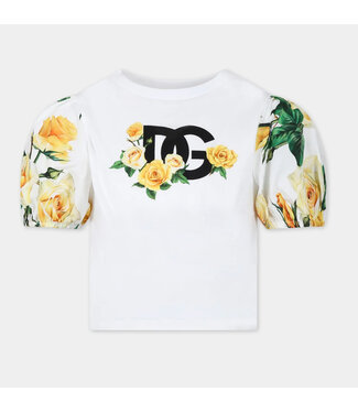 Dolce & Gabbana Dolce & Gabbana T-Shirt Rose Gialle Flowering