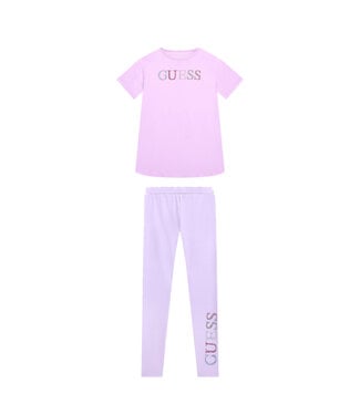 Guess Guess T-Shirt + Leggings New Light Lilac_J4GI38_J1314