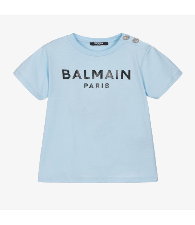 Balmain Balmain T-Shirt Light Blue BU8501