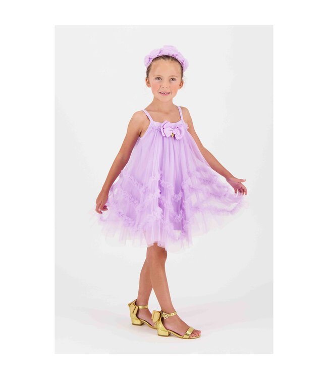 Angels Face Angels Face Zigzag Tulle Dress Lilac