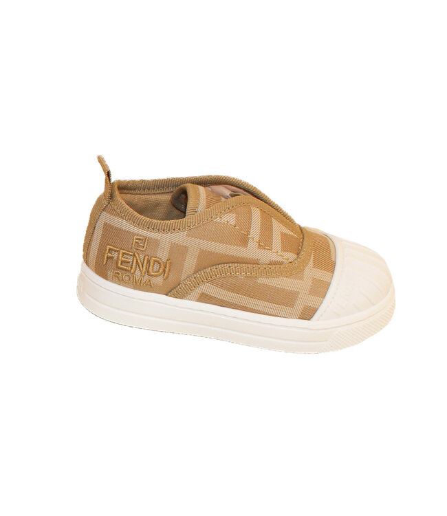 Fendi Fendi Sneaker Unx Tes FF Ligh Ri Log Beige Sabbia Beige JMR462_AQ6O_F1NJ8