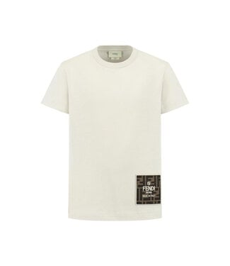 Fendi Fendi T-Shirt Jersey Tinto Dry Argilla JUI153_7AJ_F1MU1