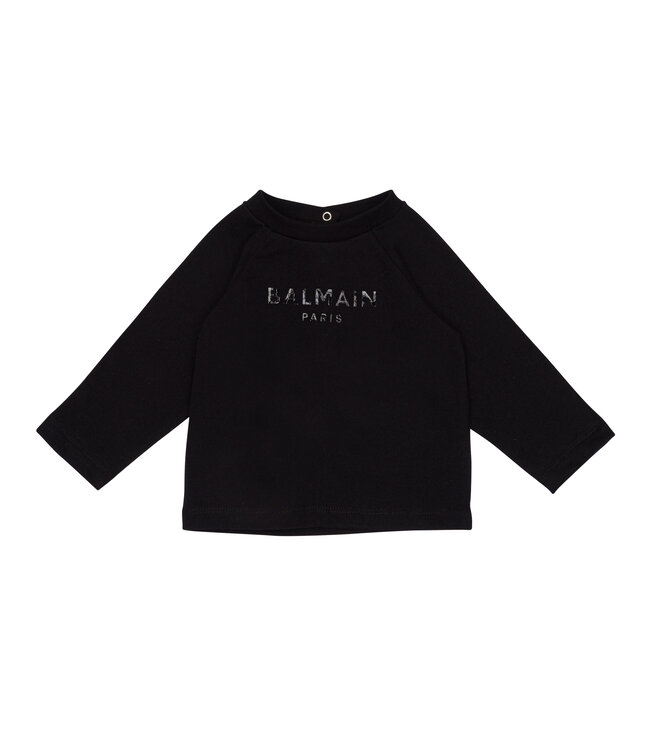 Balmain Balmain T-shirt/top nero BV8500