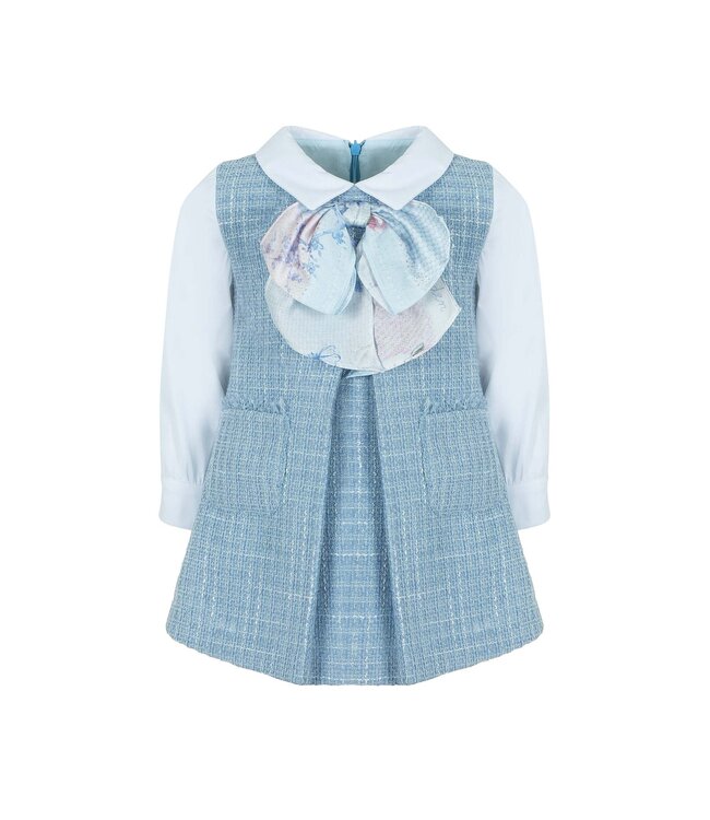 Lapin House Lapin House Dress Melage Light Blue 242E3241