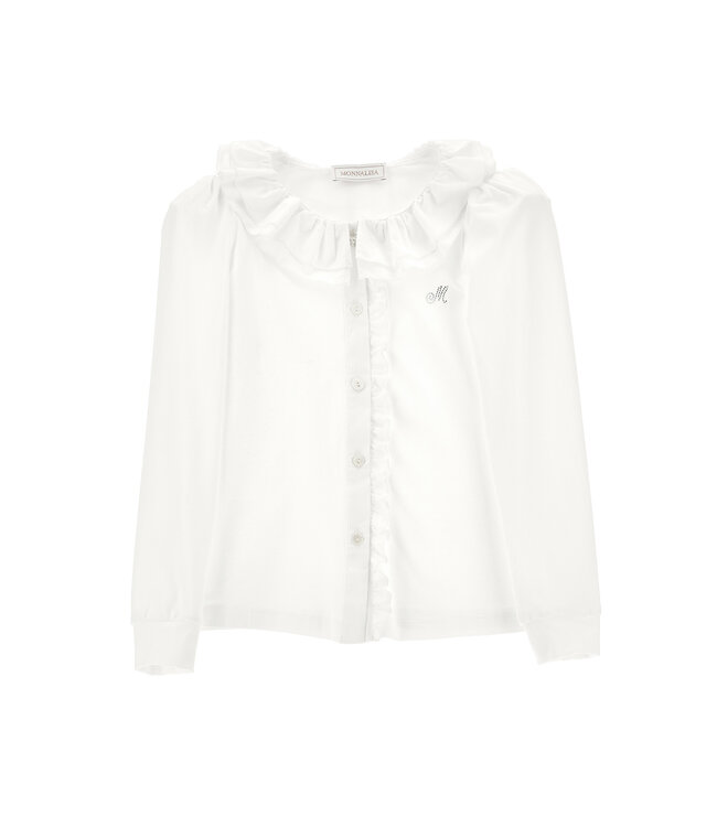 Monnalisa Monnalisa blouse wit