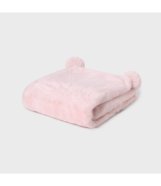 Mayoral Mayoral Pompom fur Blanket Blush 9.492_082