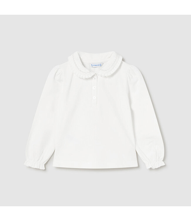 Mayoral Mayoral L/S Basic Polo Natural 104_031