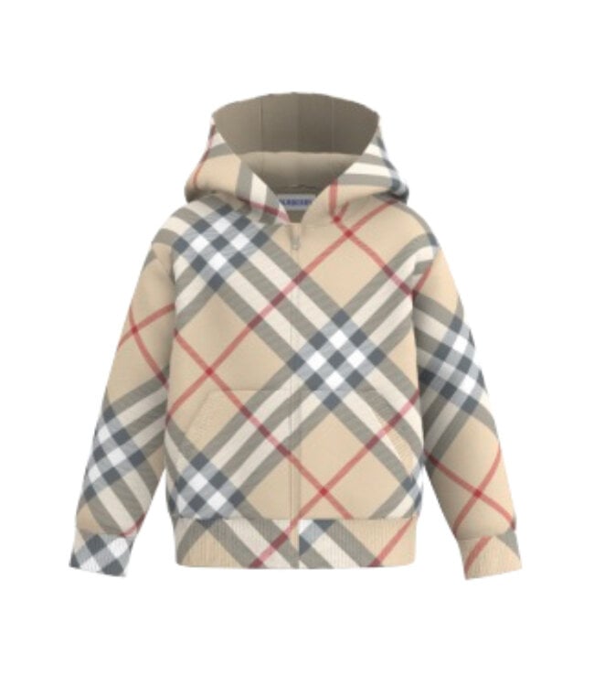 Burberry KB5 ASHMORE CH HOODY Pale Stone IP Check