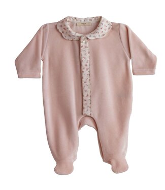 Baby Gi Baby Gi FLORAL BABYGROW PEACH PINK FLO53G_L033.FR