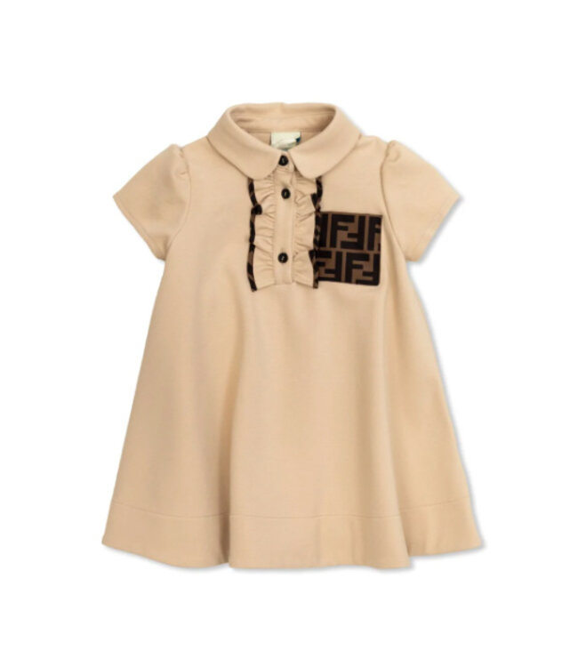 Fendi Dress Linen BFB514 ARSP F1P2N Lolly Pop Kindermode