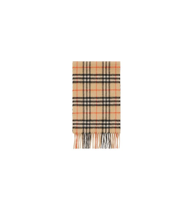 Burberry Burberry VTG CHK CASH SCARF Sand IP Check