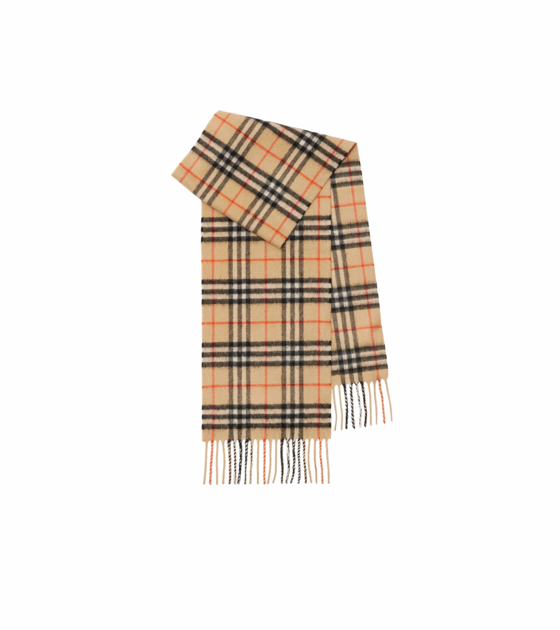 VTG CHK CASH SCARF Sand IP Check - Lolly Pop Kindermode