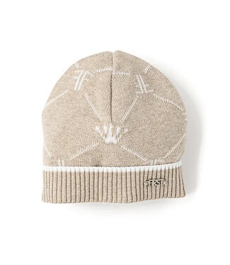 First First B knitted First signature bonnet 9905024_0135