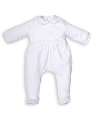 First FC BO G rompersuit chic FIRST XL bow White