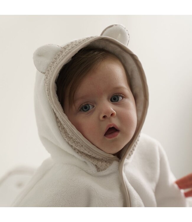 First SISA / ALIKA bathrobe poncho White Beige