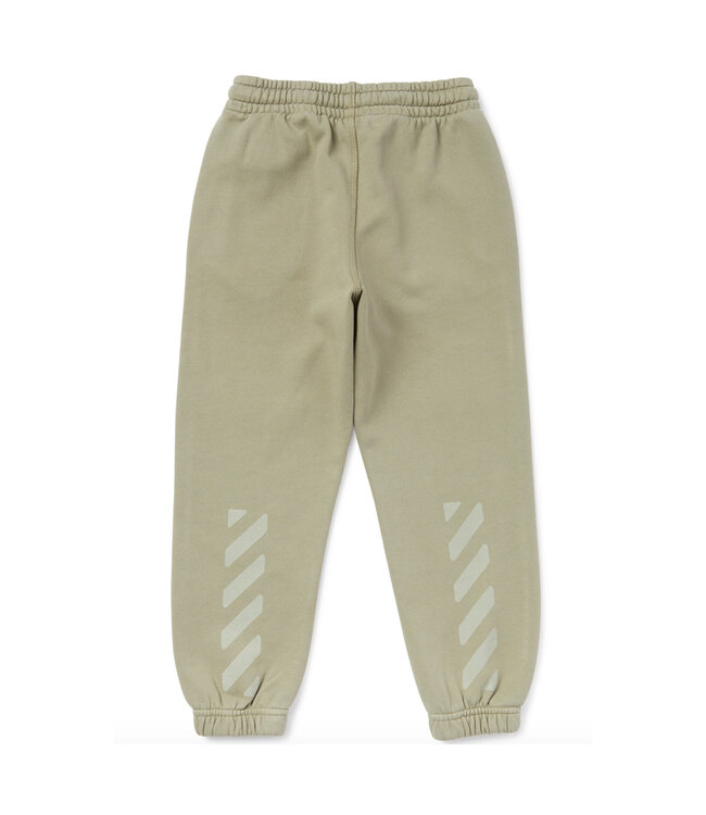 OFF-WHITE GARMENT DYED SWEATPANT KAKI - LIGHT GREY
