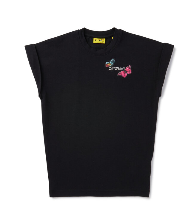 OFF-WHITE ARROW BUTTERFLY TOP BLACK - WHITE