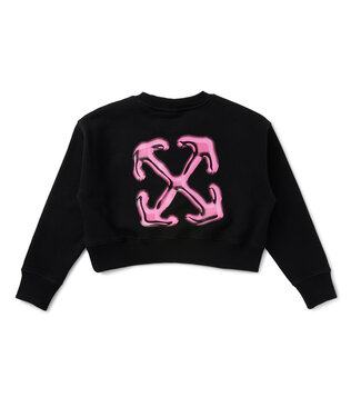 OFF-WHITE BALOON ARROW BOXY CREWNECK BLACK - FUCHS