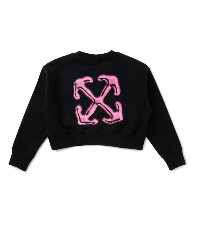 OFF-WHITE BALOON ARROW BOXY CREWNECK BLACK - FUCHS