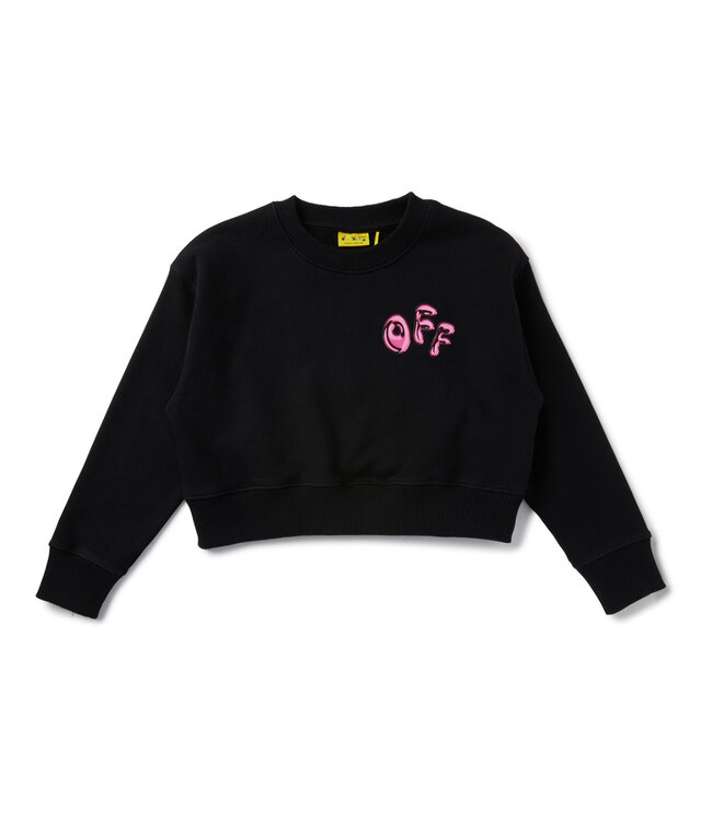 OFF-WHITE BALOON ARROW BOXY CREWNECK BLACK - FUCHS